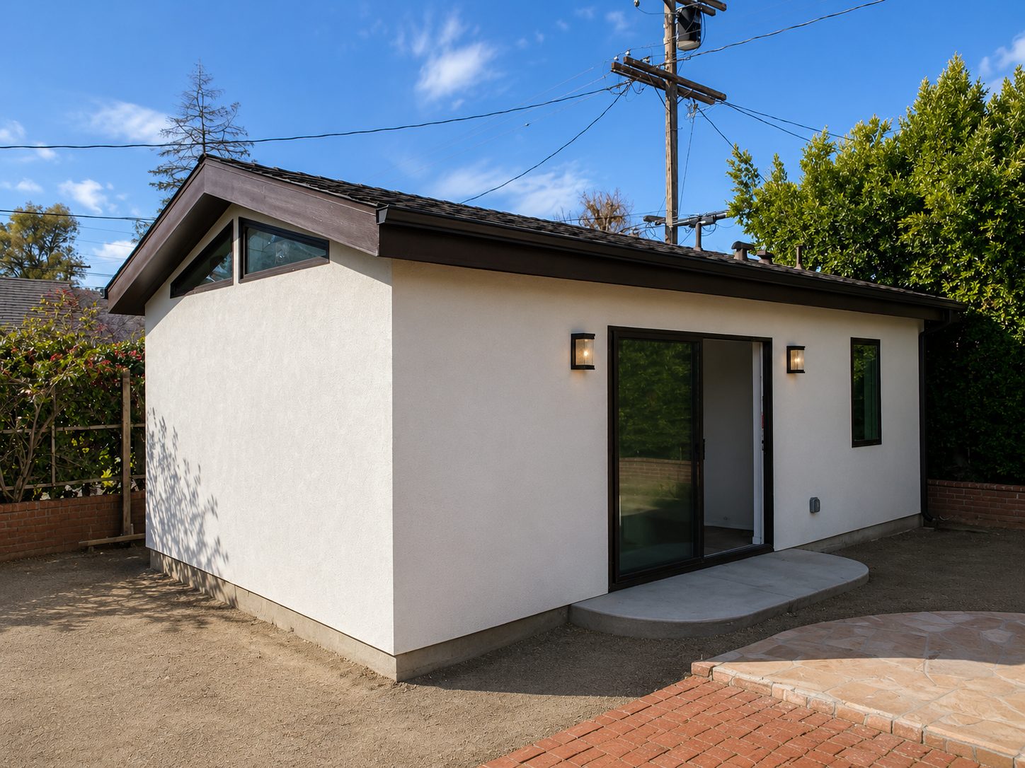 Completed ADU garage conversion