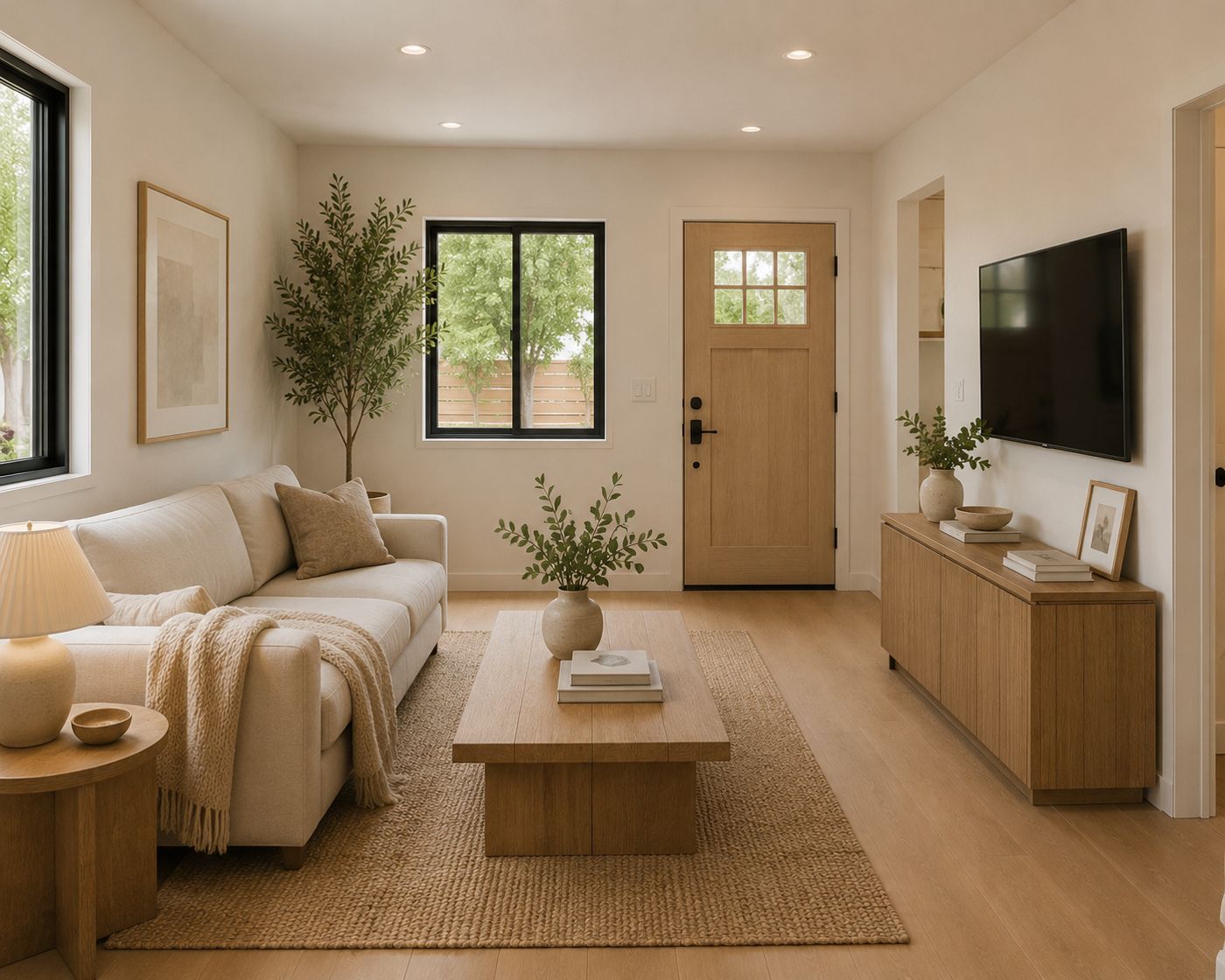 Visualization of an ADU living room